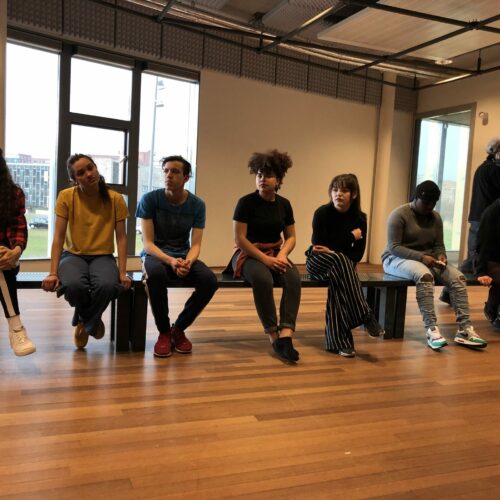 Parkbank Danielle 45 De laatste en 3e foto van onze parkbanken die straks in een leuke voorstelling van de theaterschool mee gaan doen :-)